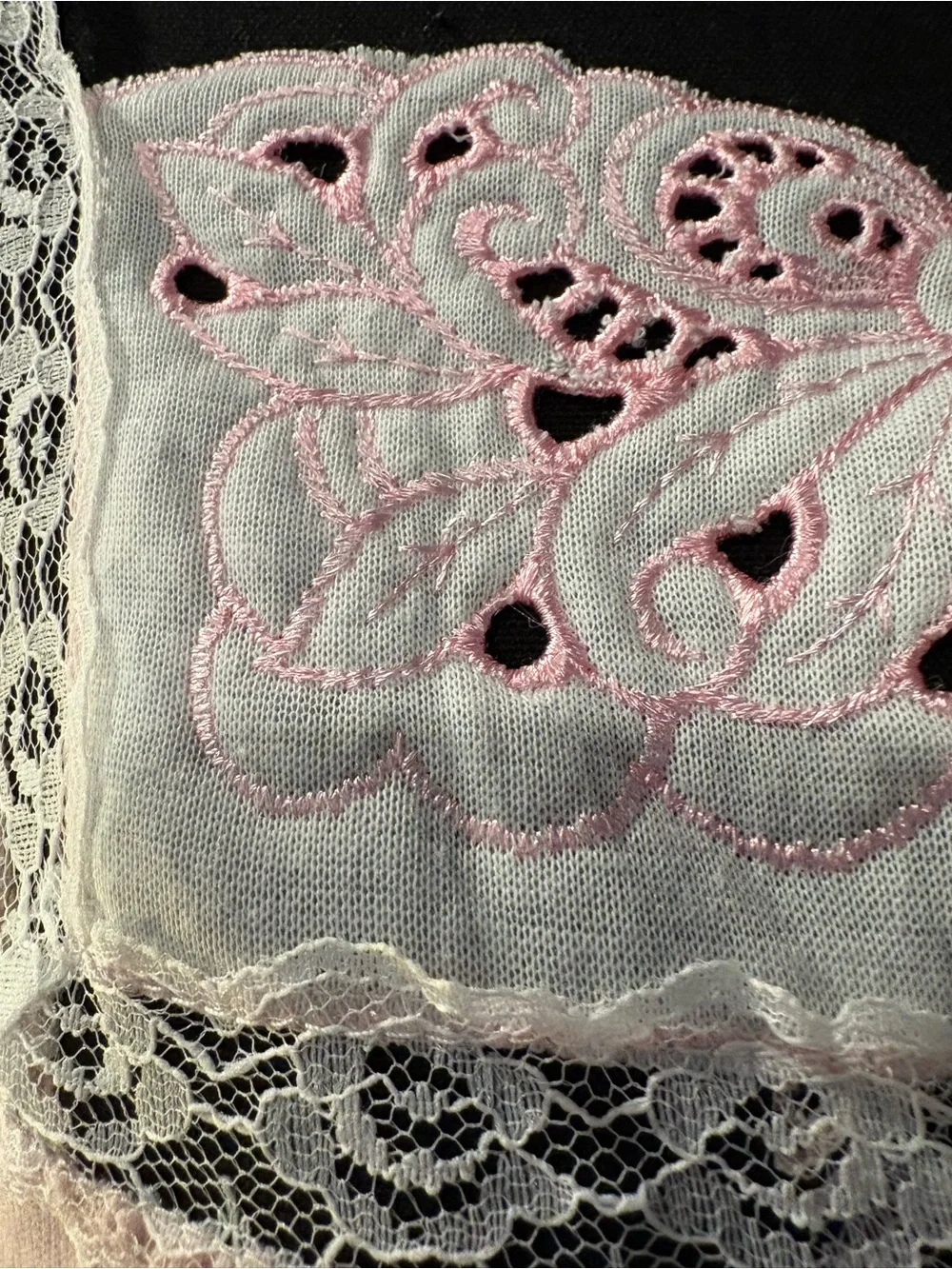 Soft Pink Lace-Trim Long Robe - Feminine Lounge Cover-Up